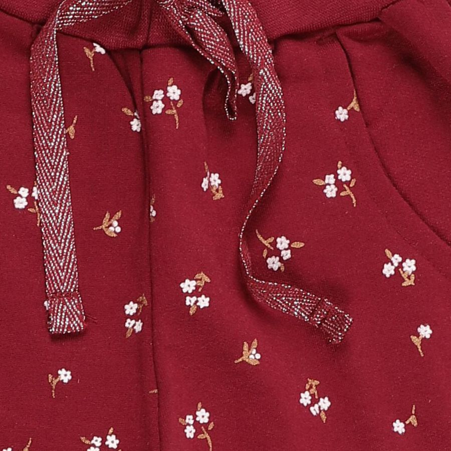 Girls' Pyjama, Wine, large image number null