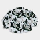 Boys' 100% Cotton Casual Shirt, गहरा हरा, small image number null