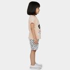 Girls Light Pink Night Suit, Light Pink, small