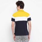 Cut & Sew Polo Shirt, Mustard, small image number null