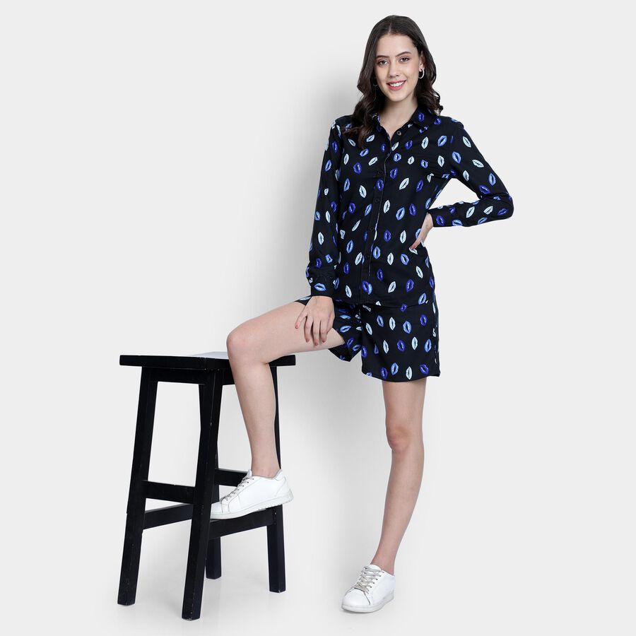 Ladies' Co-ord set , नेवी ब्लू, large image number null
