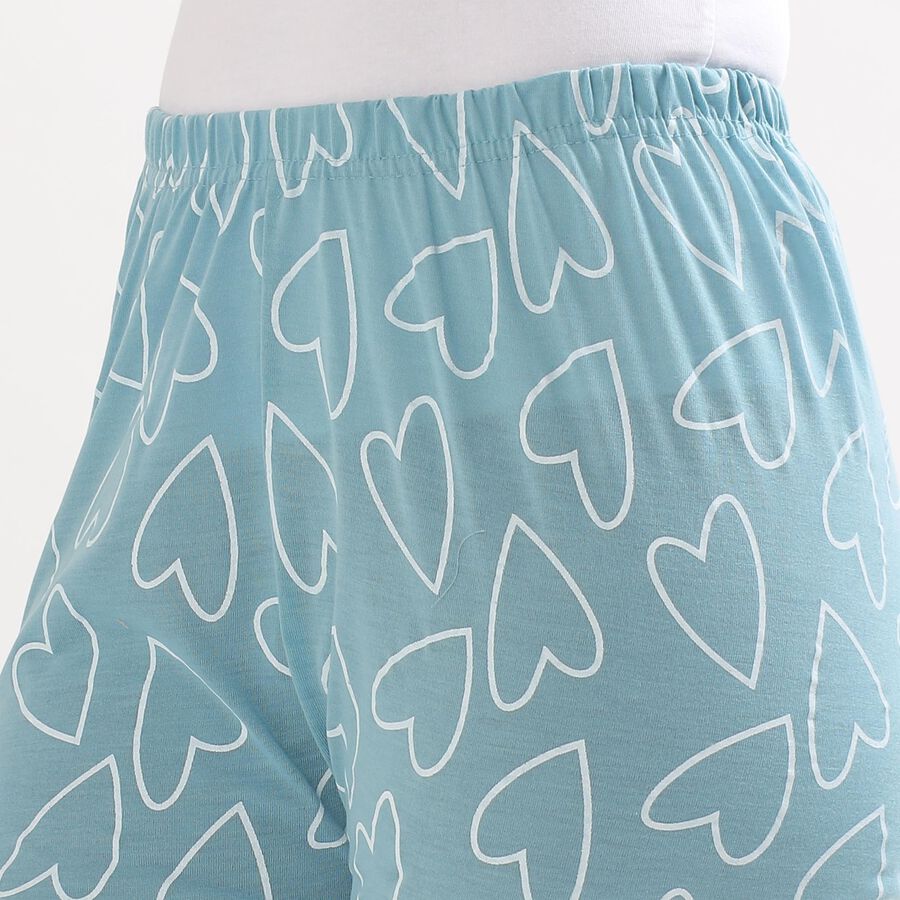 Ladies' Full Length Pyjama , Aqua, large image number null