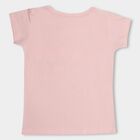 Girls' 100% Cotton T-Shirt, हल्का गुलाबी, small image number null