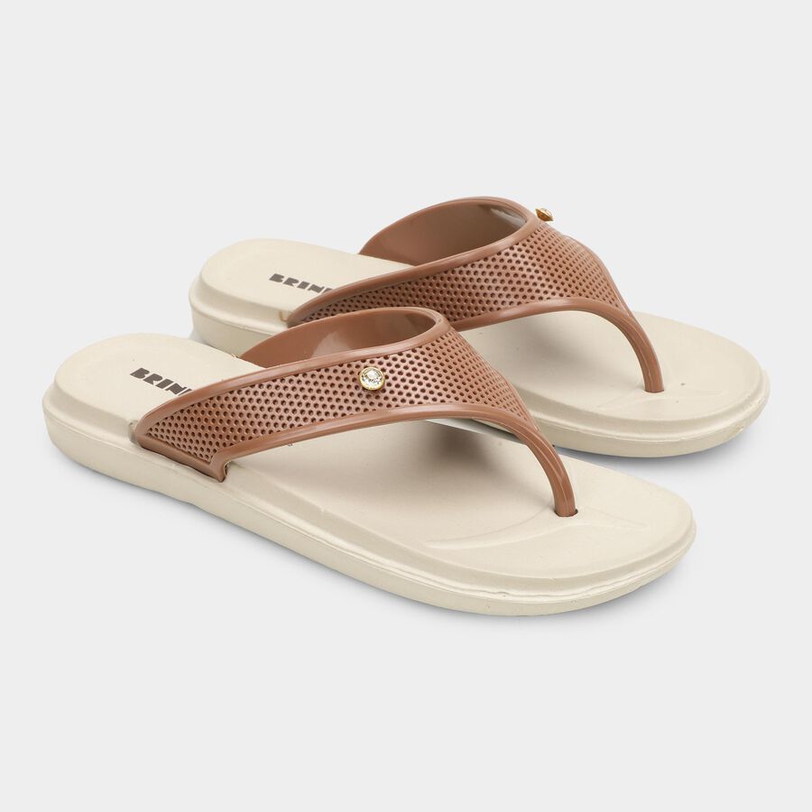 Ladies' Slipper, Beige, large image number null
