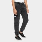 Boys' Black Regular Fit Washed Jeans, Black, small