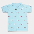 Boys' 100% Cotton Half Sleeves T-Shirt , Light Blue, small image number null