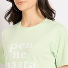 Ladies' Round Neck T-Shirt , Neon Green, small
