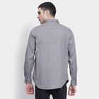 Men's100% Cotton Casual Shirt, Dark Grey, small image number null