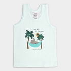 Kids' Cotton Vest, Light Green, small image number null