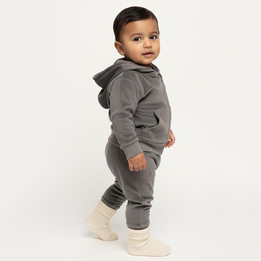 Infants' Baba Suit, गहरा ग्रे, large image number null