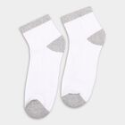 Men's Socks (Pack of 2), सफ़ेद, small