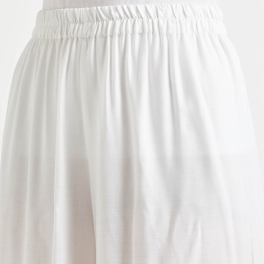 Solid Palazzo, White, large image number null