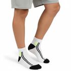 Men's Light Gray and Jet Black Regular Fit Ankle Length Socks Pack of 3, Black, small