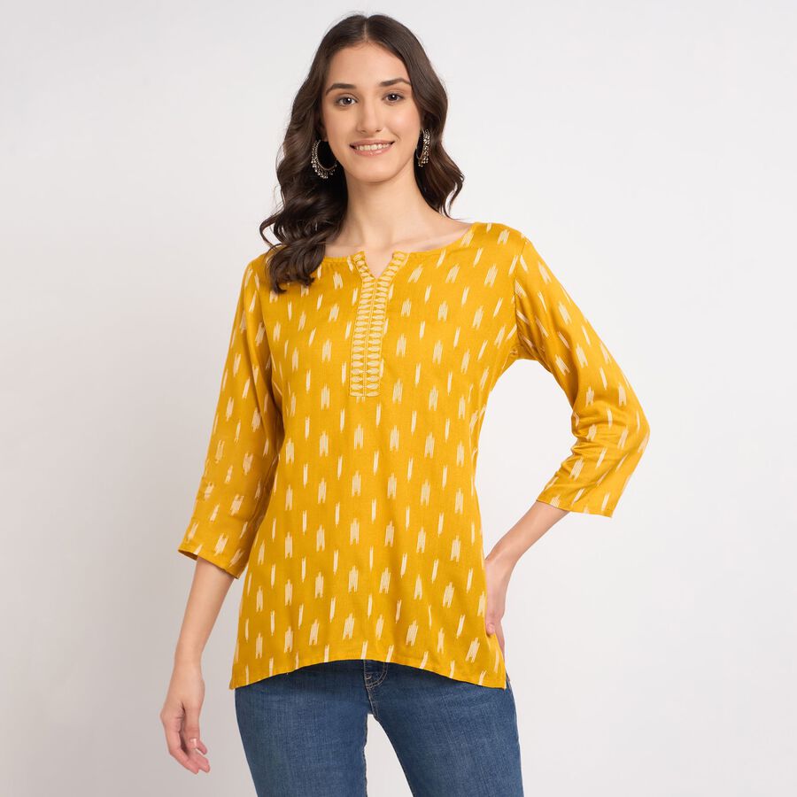 Ladies' Kurti, Mustard, large image number null