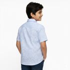 Boys' 100% Cotton Casual Shirt, Light Blue, small image number null