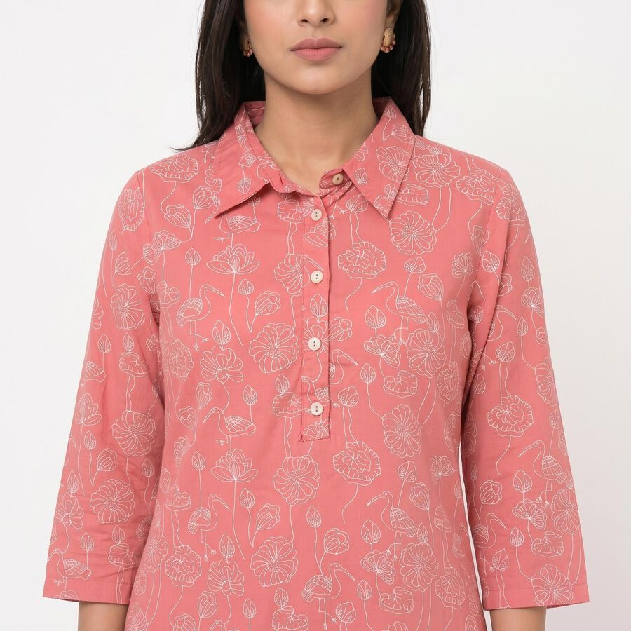 Ladies' Kurta, Purple, large