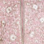Girls' Soft Pink Embroidered Top and Skirt Fusion Set with Dupatta, Light Pink, small image number null