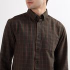 Men's 100% Cotton Casual Shirt, Olive, small image number null