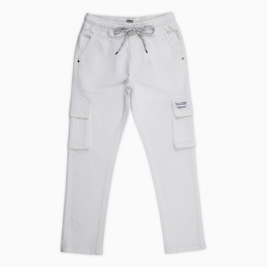 Boys' Jeans, सफ़ेद, large image number null