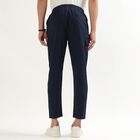 Men's Jet Black Regular Fit Cargo Track Pants, Navy Blue, small image number null