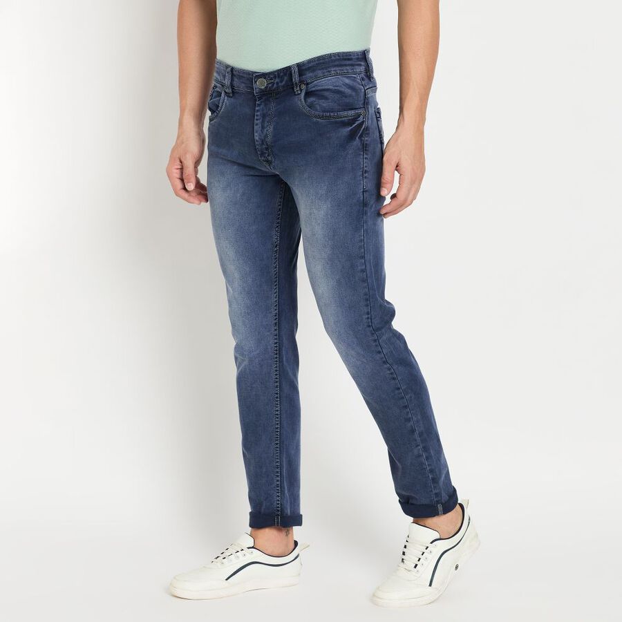 Men's Slim Fit Jeans, Dark Grey, large image number null