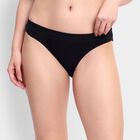 Ladies' 100% Cotton Panty, काला, small image number null