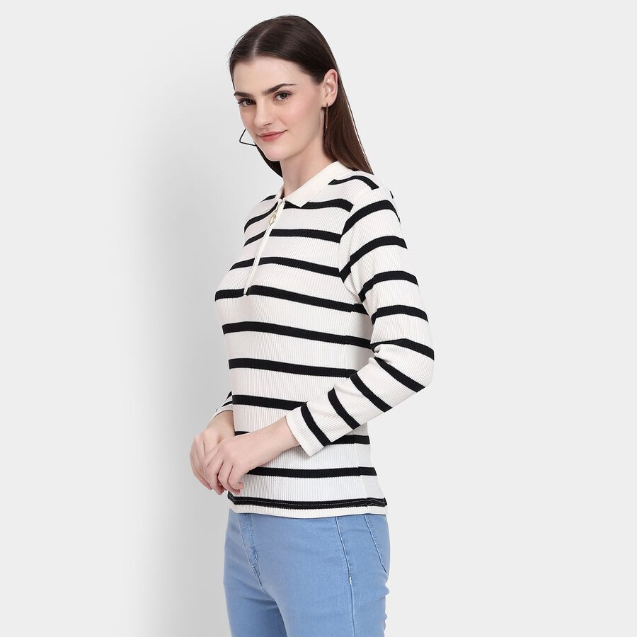 Ladies' Top, Off White, large image number null