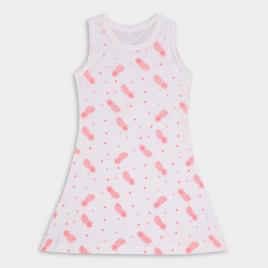 Girls' Frock , ऑफ व्हाइट, large image number null