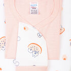 Infants Cotton Printed Baby Gift Set, Peach, small image number null