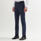 Men's Slim Fit Formal Trousers, Navy Blue, small image number null