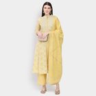 Ladies' 100% Cotton Kurta, मस्टर्ड, small image number null
