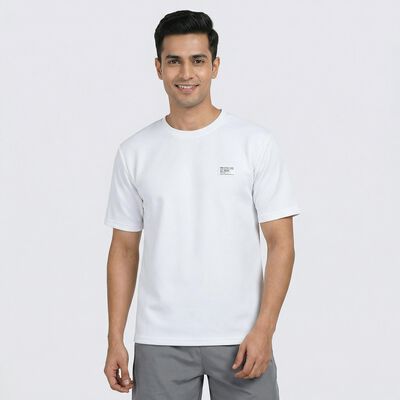 Men's Off-White Crew Neck Athleisure Drifit T-Shirt