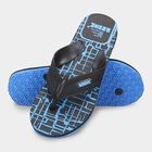 Men's V Strap Slipper, Blue, small image number null