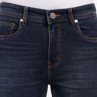 Men's Skinny Jeans , गहरा नीला, small