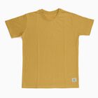 Boys Muted Mustard Yellow Crew Neck Casual T-Shirt, Beige, small image number null