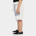 Girls White Regular Fit Casual Shorts, सफ़ेद, small