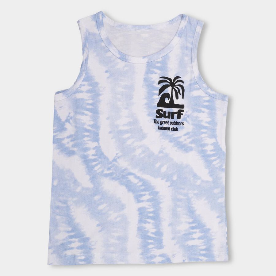 Boys' 100% Cotton T-Shirt, Light Blue, large image number null