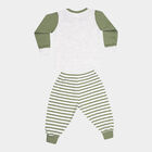 Infants Cotton Baba Suit, Olive, small image number null