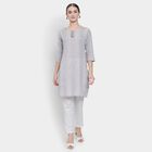 Ladies' Kurta , Light Grey, small image number null