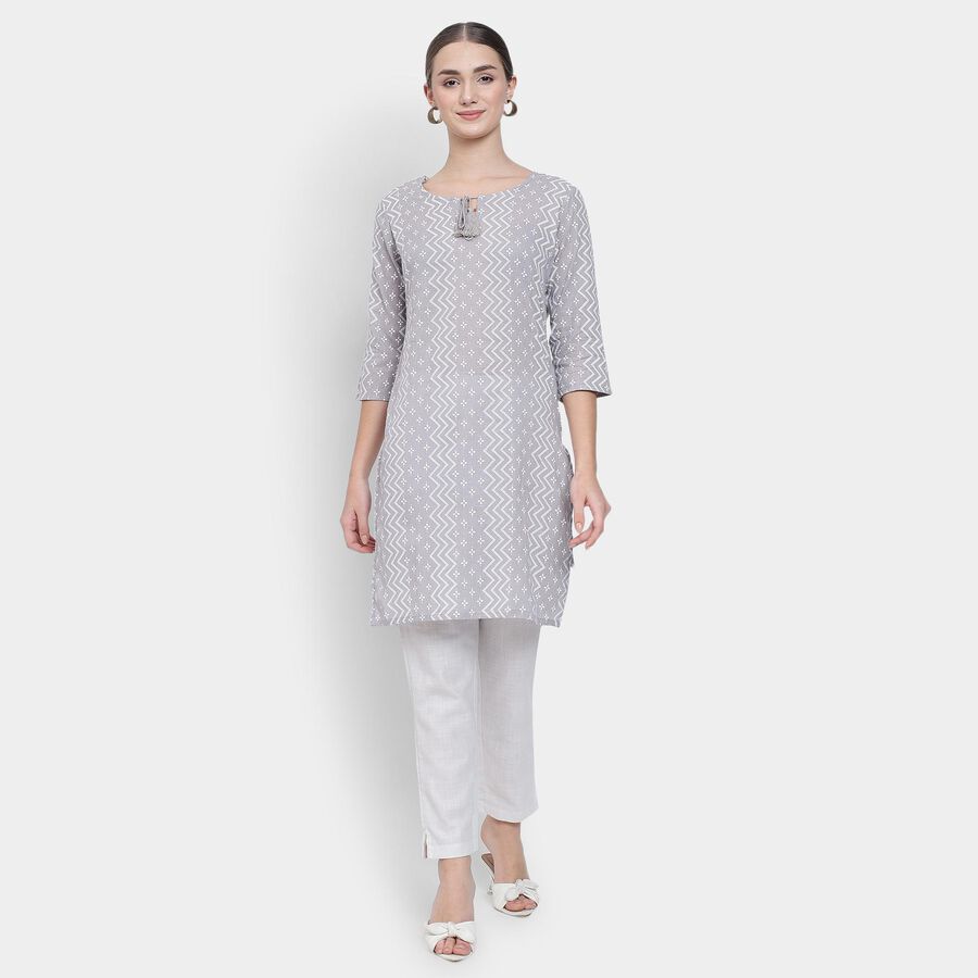 Ladies' Kurta , Light Grey, large image number null