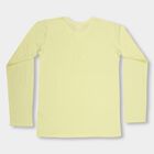 Boys' Bright Yellow Round Neck Casual T-Shirt, पीला, small image number null