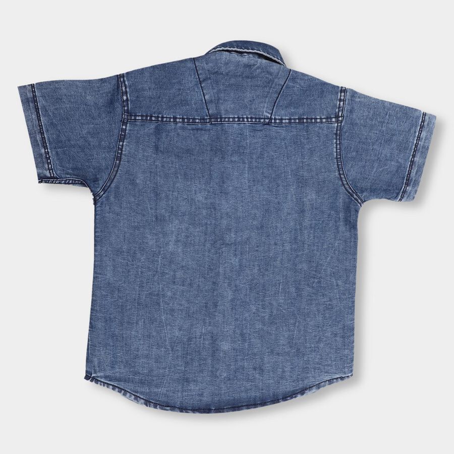 Boys' Casual Shirt , हल्का नीला, large image number null