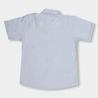 Boys' Light Powder Blue Cotton Classic Collar Casual Shirt, Light Blue, small image number null