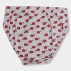 Boys' 100% Cotton Briefs, लाल, small image number null