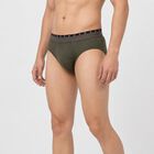 Men's Briefs, Olive, small