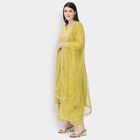 Ladies' Kurta Pyjama Set with Dupatta, ओलिव, small image number null