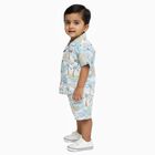 Infants' 100% Cotton Baba Suit, Aqua, small image number null