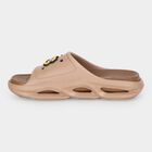Boys Brown Slip-On Slide Sandals, Brown, small