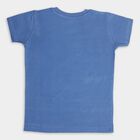 Boys Cotton T-Shirt, मध्यम नीला, small image number null
