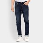 Men's Skinny Jeans , गहरा नीला, small